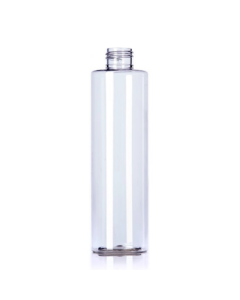 8 oz cylinder round plastic bottle