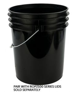 Black Bucket 5 Gallon