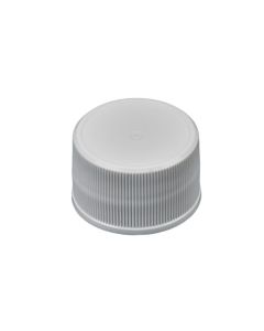 White Polypropylene Screw Caps - 28 mm