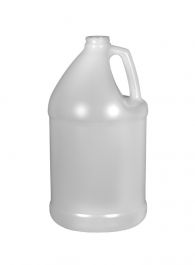 1 Gallon Round Natural Plastic Bottle