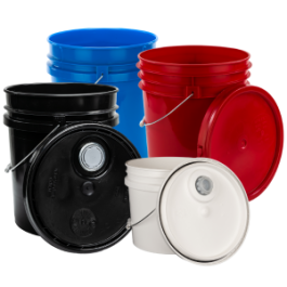 Open Head Plastic Pails
