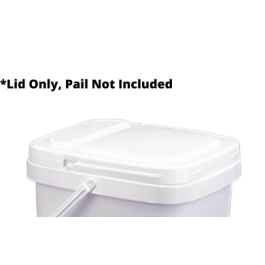 3 Gallon EZ Stor® Hinged White Lid