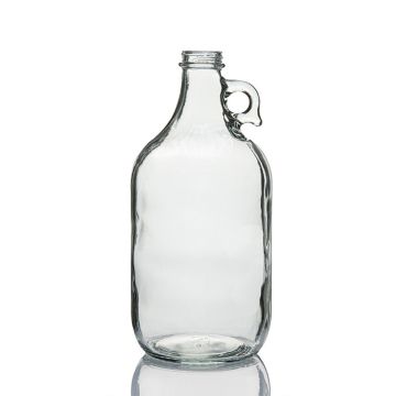 half gallon flint glass growler