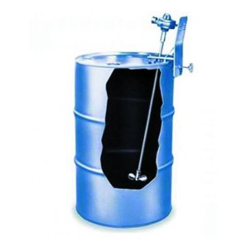 Closed Head Drum Mixers Clamp On Mount - 1/4 - 1/2 HP Air Motor