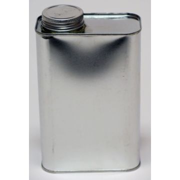 1 Quart F-Style Metal Can with Screw Top - 1 3/4 Inch Delta