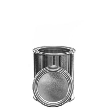 1 Quart Metal Paint Can with Lid - Unlined