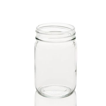 12 Ounce Clear Canning Jar 70-450 lid size