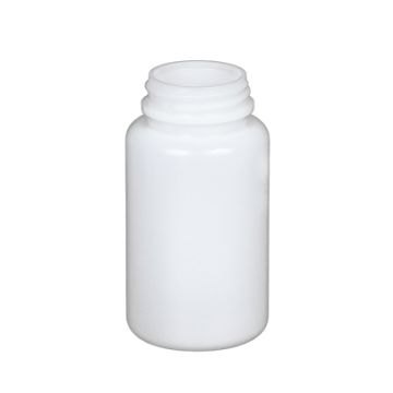 120cc Plastic Wide Mouth Natural Bottle – 4 oz.