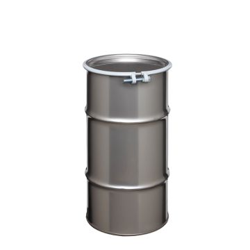 15 gallon open head stainless steel drum