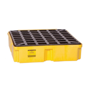 Single drum yellow platform, modular spill deck