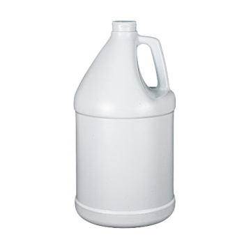 white 1 gallon plastic bottle