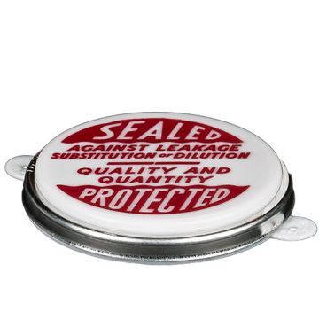 2 Inch Round Head Plastic Capseal With Sealed Protected Print