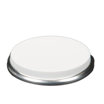 2 Inch Self Gasketing Hex Head Plastic Capseal White