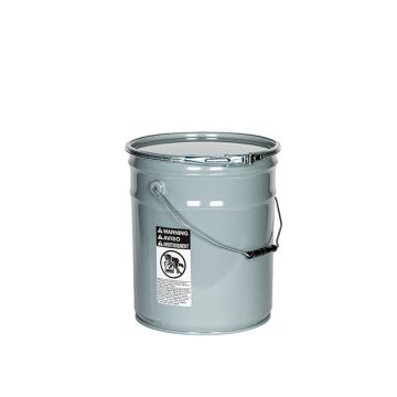 UN Rated 5 Gallon Steel Pail - Gray, Rust Inhibitor