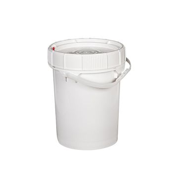 White screw top pail