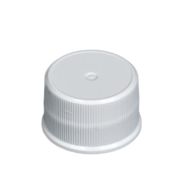 White Polypropylene Screw Caps - 24 mm