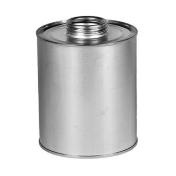 1 Quart Round Screw Top Metal Can