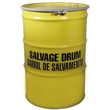 85 Gallon Steel Salvage Drums - Unlined