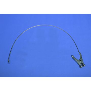 Plier Clamp and 1/4 Inch Terminal On 5 ft Stainless Steel Cable