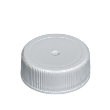 White Polypropylene Screw Caps - 28 mm
