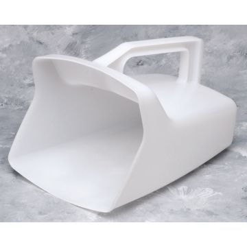 64 ounce Polycarbonate Scoop - White