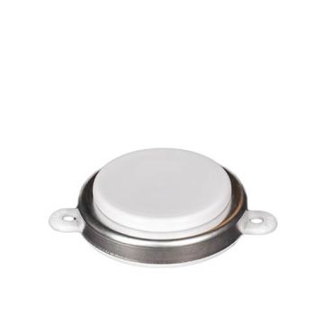 3/4 Inch Round Head Plastic Capseal White