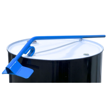 Manual Drum Upender Stands Filled Drums