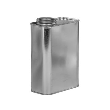1 Quart F-Style Oblong Metal Can