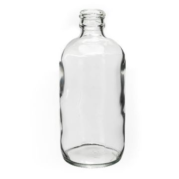 32 Ounce Clear Boston Round Bottle