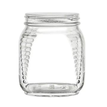 3 lb Glass Honey Square Jar, 89-400