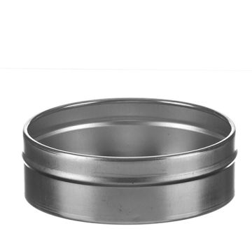 4 Ounce Flat Seamless Tin Can Bottom