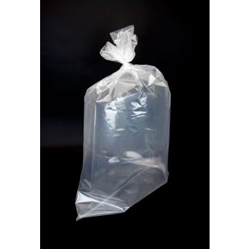 85 Gallon Straight Bottom Flexible Liners With Tie Top - 6 mil