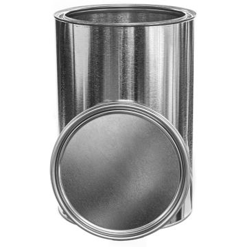 5 Quart Metal Paint Can with Lid - Unlined