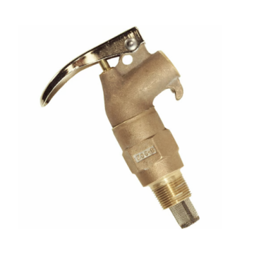 Justrite® 3/4 Inch Rigid Brass Safety Faucet