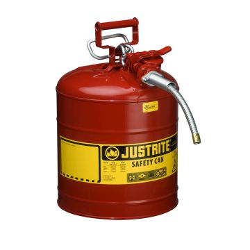Justrite® Accuflow 5 Gallon Type II Steel Safety Can 5 Gallon