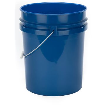 5 Gallon Open Head Plastic Pail -  Dark Blue