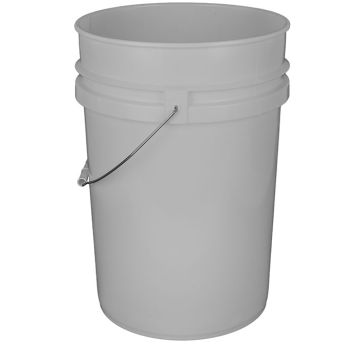 6 Gallon Open Head Plastic Pail for FLEXSPOUT® - Natural