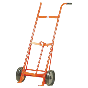 Economy 2-Wheel Drum Truck, Polyolefin Wheels