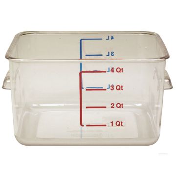 4 Quart Square Plastic Container - Rubbermaid® Food Storage