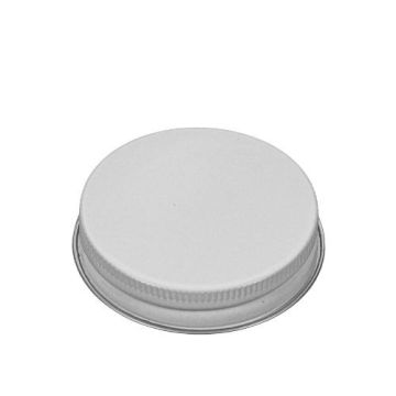 70-450 White Metal Screw Cap - Pulp/PE Liner