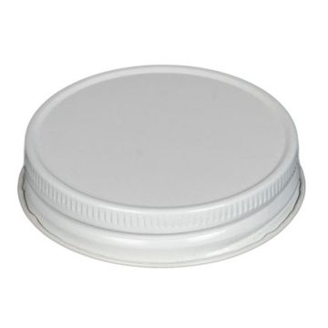 white canning lid