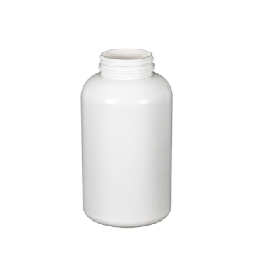 HDPE Wide Mouth Plastic Bottle - 750cc White