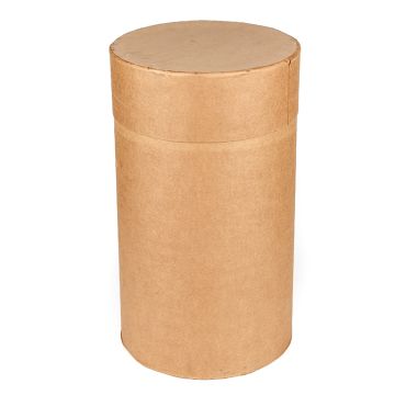 24 Gallon UN Rated Open Head Round Fiber Drum with Fiber Cover