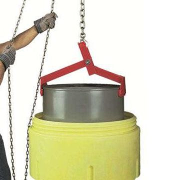 Salvage drum lifter for 85 gal salvage drums