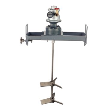 Gear Drive Bracket Mount Drum Mixers - 1 1/2 HP Air Motor