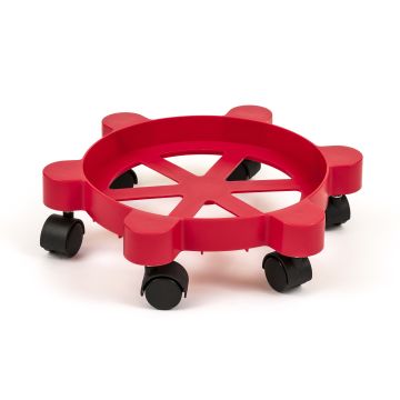 Pail Dolly for 5 and 6 Gallon Round Pails - Red