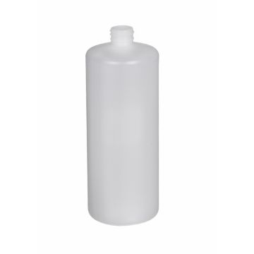 Plastic Round Cylinder Bottle – 32 oz.