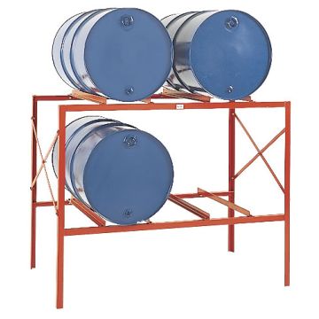 Permanent Storage Rack 4 Drums Horizontal Storage