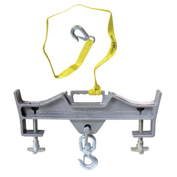 Hoisting Hook with Double Fork Mount