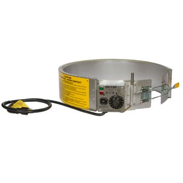 Electric Drum Heater - Thermostat Control - For 30 Gallon Steel Drums